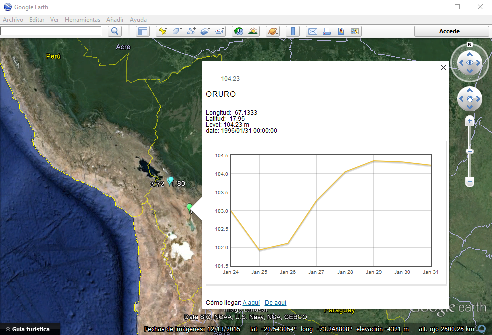 MCH Datos en Google Maps